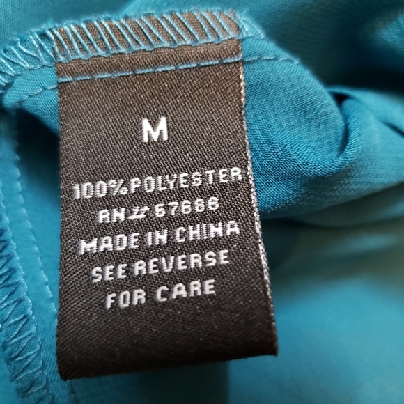 Paper Tee Sheer High Low Long Sleeve Blouse - Picture 4 of 5